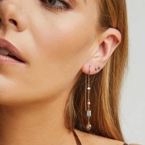 Kendra Scott 14k gold Yves ear threaders